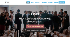 Desktop Screenshot of hsnconferentie.org