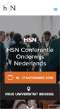 Mobile Screenshot of hsnconferentie.org