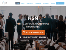 Tablet Screenshot of hsnconferentie.org